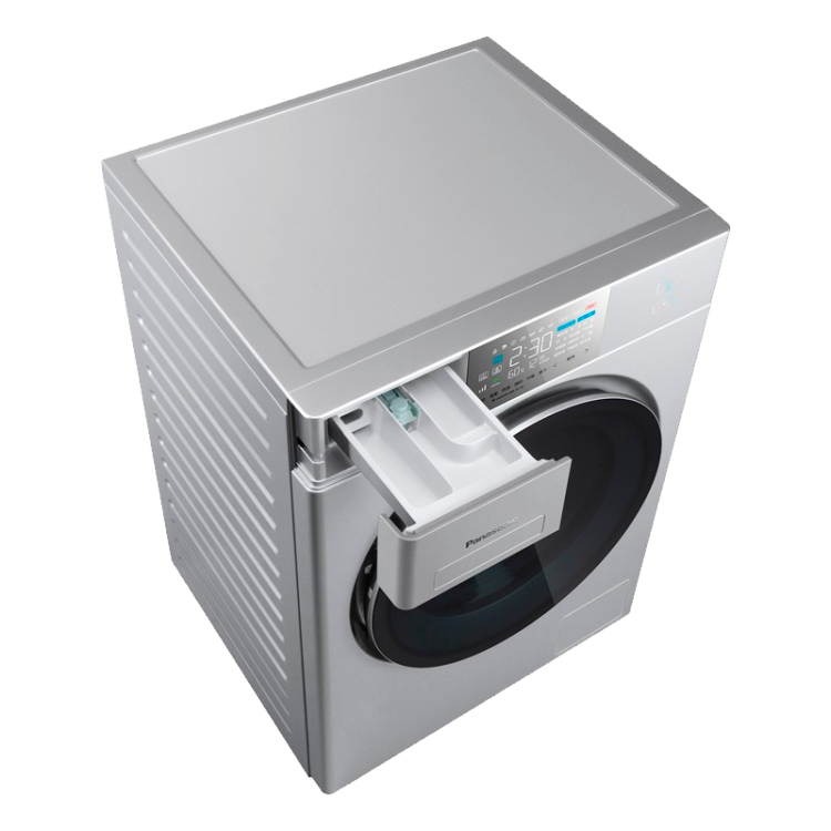 松下10公斤XQG100-E158 全自动滚筒洗衣机高温除菌泡沫净深层去渍24h 